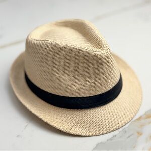 Women's Beige Straw Hat by